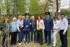 Сотрудники межрайонной природоохранной прокуратуры г. Москвы приняли участие в торжественных мероприятиях, посвященных Великой Победе